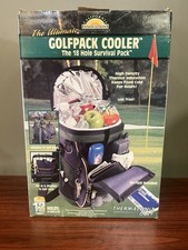 California Innovations The Ultimate Golfpack Cooler 18 Hole Survival Pack Black