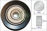 Schaeffler INA Umlenk-/FüHrungsrolle Keilrippenriemen 532 0737 10 FüR Peugeot 3