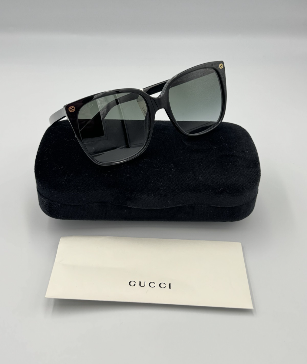 Gucci Sunglasses GG0022S 001-57 | eBay