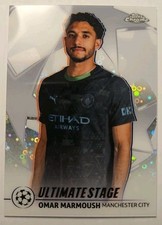 2025-26 Topps Chrome UEFA Omar Marmoush Ultimate Stage Silver Pack Disco #US-11