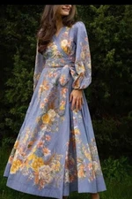 Zimmermann tallow Wrap Dress 3