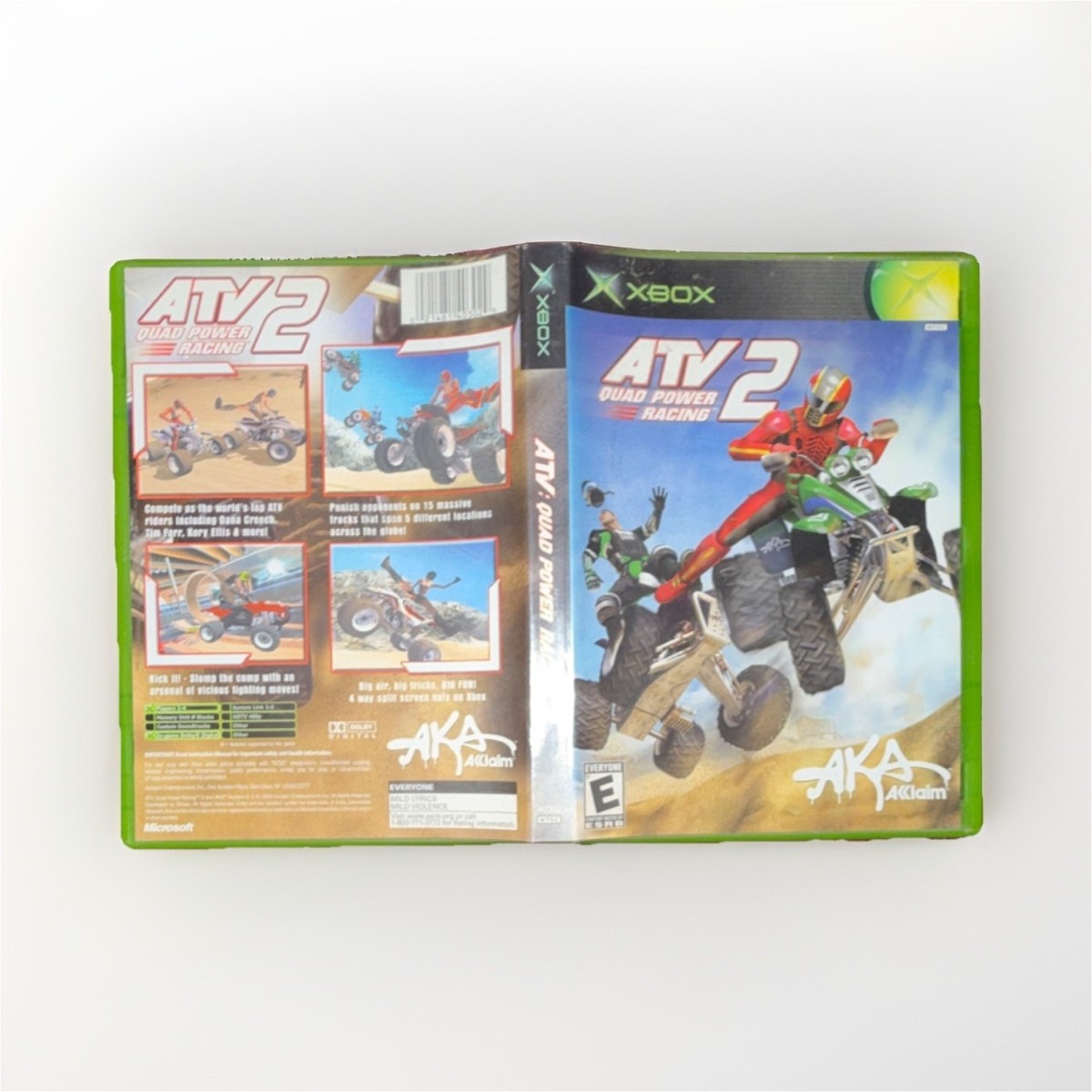 ATV: Quad Power Racing 2 Xbox, Acclaim, Manual, Multiplayer