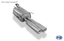 Fox Sportauspuff Opel Astra G Stufenheck 2x80 rund mit Abs.