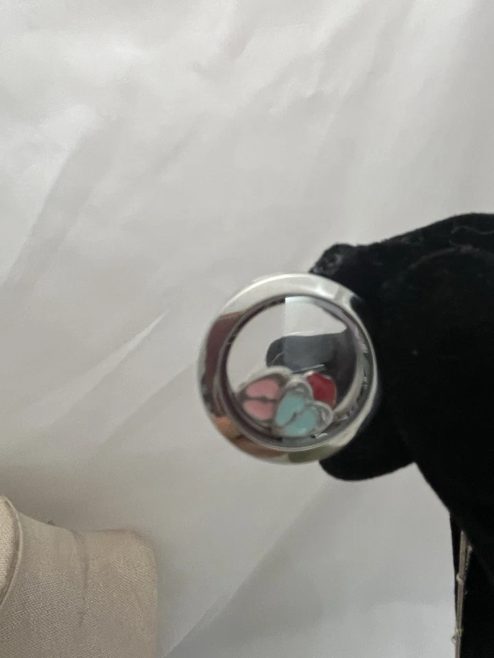 Collar medallón origami con dije de búho cadena colgante de acero inoxidable Foto 3 de 4