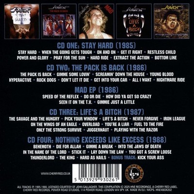 RAVEN SCREAMIN' DOWN THE HOUSE 1985-1988 NEW CD