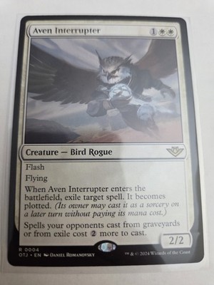 mtg, Aven Interrupter -Outlaws of Thunder Junction Regular NM