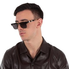 Gucci Grey Rectangular Sunglasses GG0603S 001 56 GG0603S 001 56