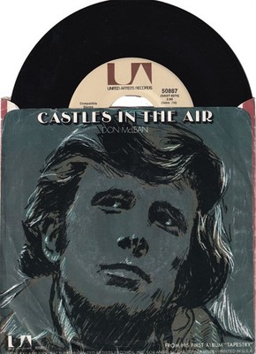 Don McLean. Castles In The Air/ Vincent  45rpm