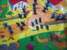 25 BMC 54mm Revolutionary War Colonial Army Troops in 9 positions