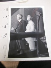 ABC TV show studio staff photo 1970s DICK CAVETT MILTON BERLE Q&A stand fist #1