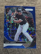 2020 Panini Prizm #61 Jose Abreu Blue Donut Circles Prizm /199 White Sox