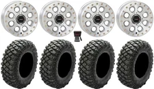 System 3 SB-7 15" Wheels Mh 5+2 33" Crawler XG Tires Kawasaki Mule Pro FXT  KRX