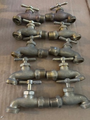 10. Quantity Brass Hose Bibb Valves 1/2'' MPT (10 Quantity) new fast shipping