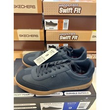 1370 Ben Sherman Watts Mens Size 9 Navy Blue Memory Foam Gum Sole BSMWATSD-4320