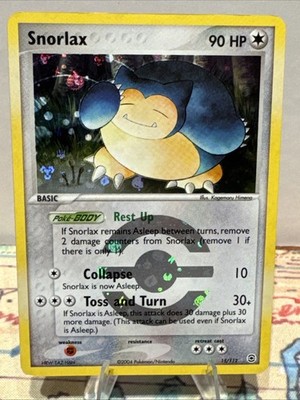 Snorlax 15/112 FireRed & LeafGreen Reverse Holo LP+