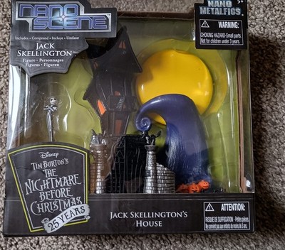 Nightmare Before Christmas Jack Skellington's House Nano Scene Metalfigs  New !