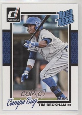 2014 Panini Donruss Rated Rookie Tim Beckham #40 Rookie RC y0i | eBay