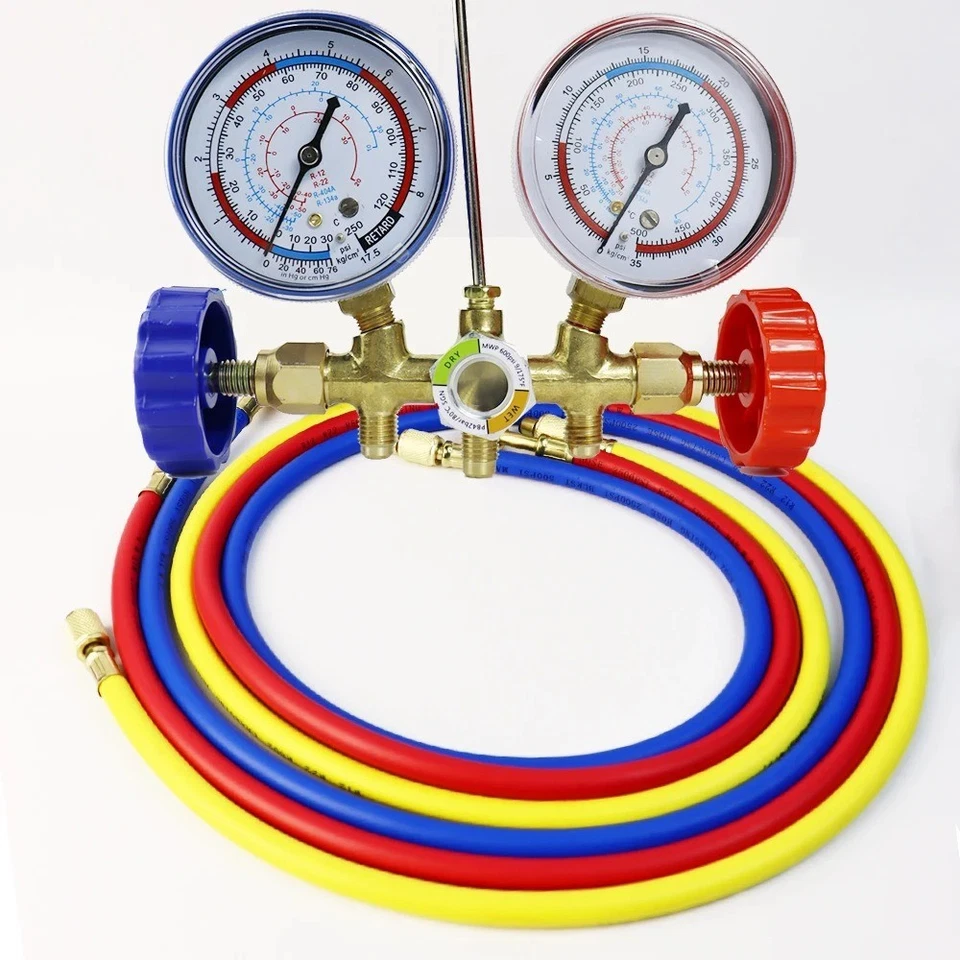 F2O6 R32 für Passend 3-Wege-AC-Diagnose-Manometer-Set Freon-Aufladung - Bild 3 von 4