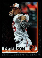 Jace Peterson Baltimore Orioles 2019 Topps Black #404 SN /67