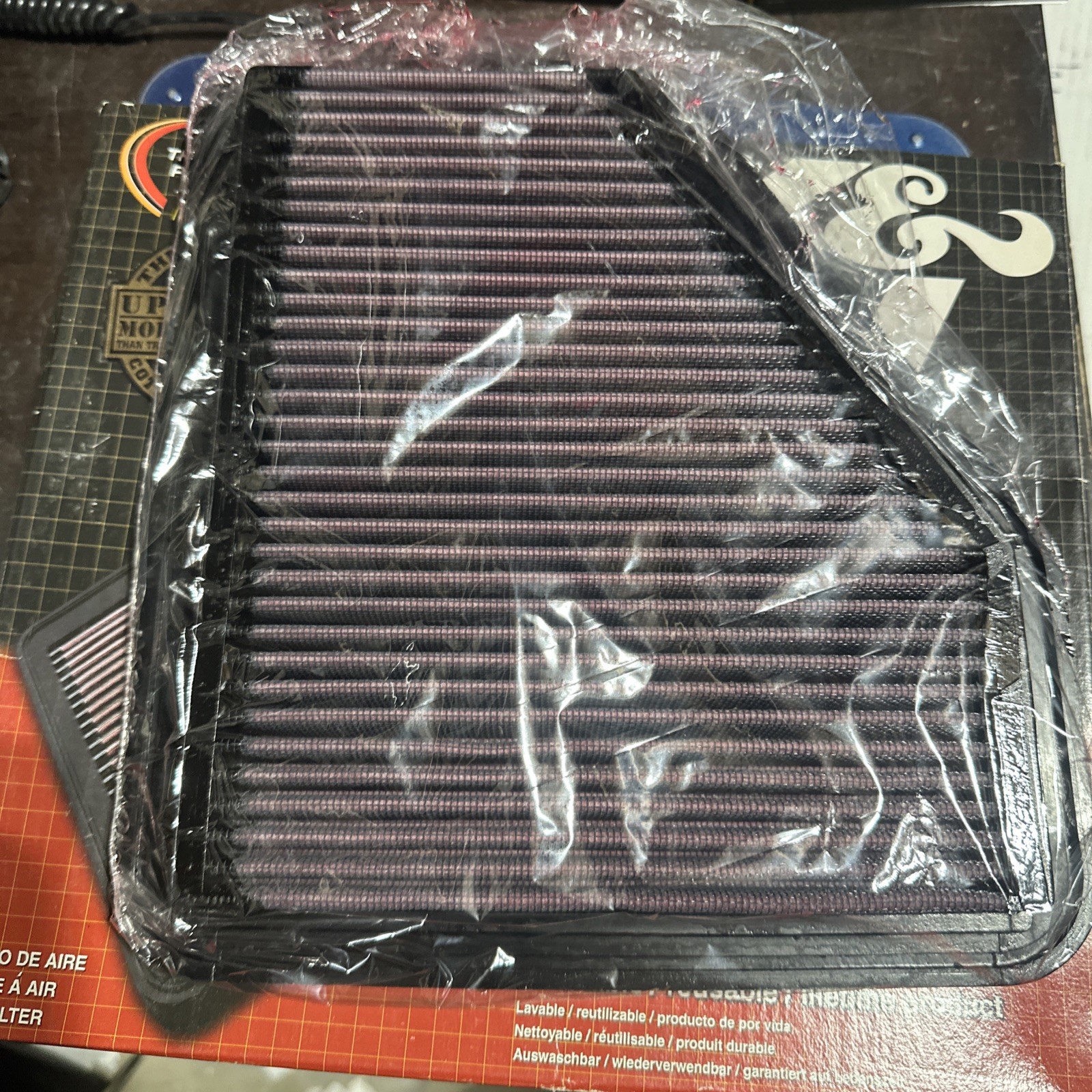 K&N Air Filter Washable Reusable For 06-12 Toyota RAV4 10-17 Lotus Evora 332355