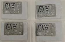 1:48 Eduard Fw-190A-5 Photo etch cockpit detail set #70116 LEPT-1 Four set lot