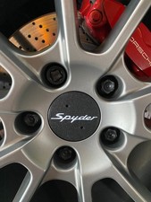 76mm Sand Cast Look Hub Caps, wheel centres, hub caps to fit Porsche Wheels