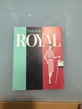 Vintage Royal Typewriter Manual. Nice thumbnail