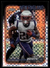 2024 Topps Chrome X-Fractor James White #127 Patriots