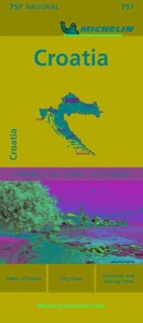 Croatia - Michelin National Map 757 by Michelin - - Image 5