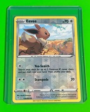 (BOLD ERROR) Eevee 125/203  Evolving Skies Pokemon Reverse Holo NM/M Rayquaza on eBay