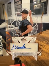 2024 Leaf Trinity Baseball Luis Morales Prospect RC Auto #/99 Clear