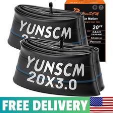 Heavy Duty 20x3.0 E-Bike Tubes 20 X 3 Butyl 20" Fat Tire Tube Compatible With