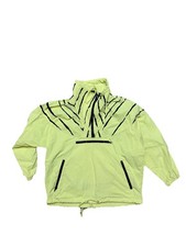 Men  s VTG 80  s Ocean Pacific Icons Of Culture Yellow Pullover Size S Surf Zip