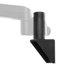 Soporte de poste de conversión de monitor de acero VIVO a pared, diámetro estándar de 1,4"
