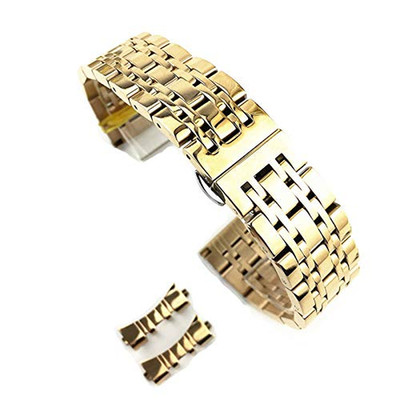 Dahase 2In1 Curved Straight End Stainless Steel Watch Band 12 14 15 16 17 18 19