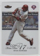 2007 Topps Finest Ryan's Finest Moments 37/459 Ryan Howard #RH-HR17 3t1