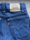 Vintage Levi Orange Tab 1986 W27 L30 Blue Denim 718-0914 Student Unworn Unwashed — photo 1