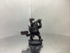 Warhammer 40K ORK KOMMANDO model built some paint metal OOP CM32425