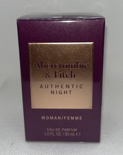 ABERCROMBIE  FITCH  AUTHENTIC Night EAU DE PARFUM SPRAY  1.0 OZ Sealed