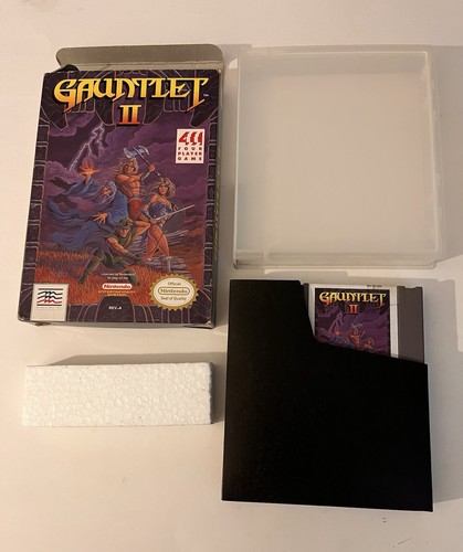 Gauntlet II 2 Nintendo NES Tested WORKING Original Box Video Game Sleeve Case - Picture 2 of 23