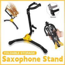 Portable Foldable Alto Tenor Saxophone Stand Stable Non Slip For Music Practice