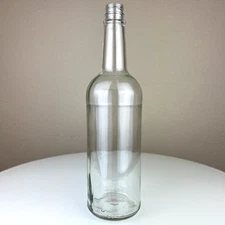 Clear Glass Empty Decorative Bottle - Craft Decor Flower Vase Centerpiece Plants