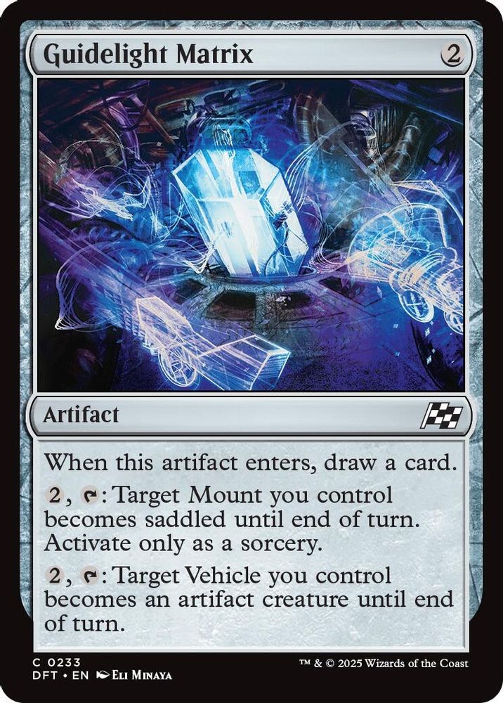 2025 Magic: The Gathering: DFT Guidelight Matrix (#233, Foil, Common, Near Mint)