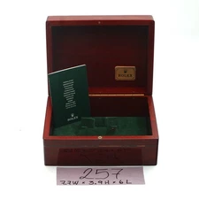 Box Rolex 7.7W x 3.9H x 6L