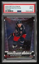 2024-25 O-Pee-Chee Platinum Cosmic 49/65 Denton Mateychuk #213 PSA 9 MINT 0b6z