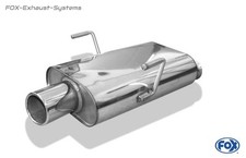  Sportauspuff Peugeot 406 Coupe 1x90mm rund