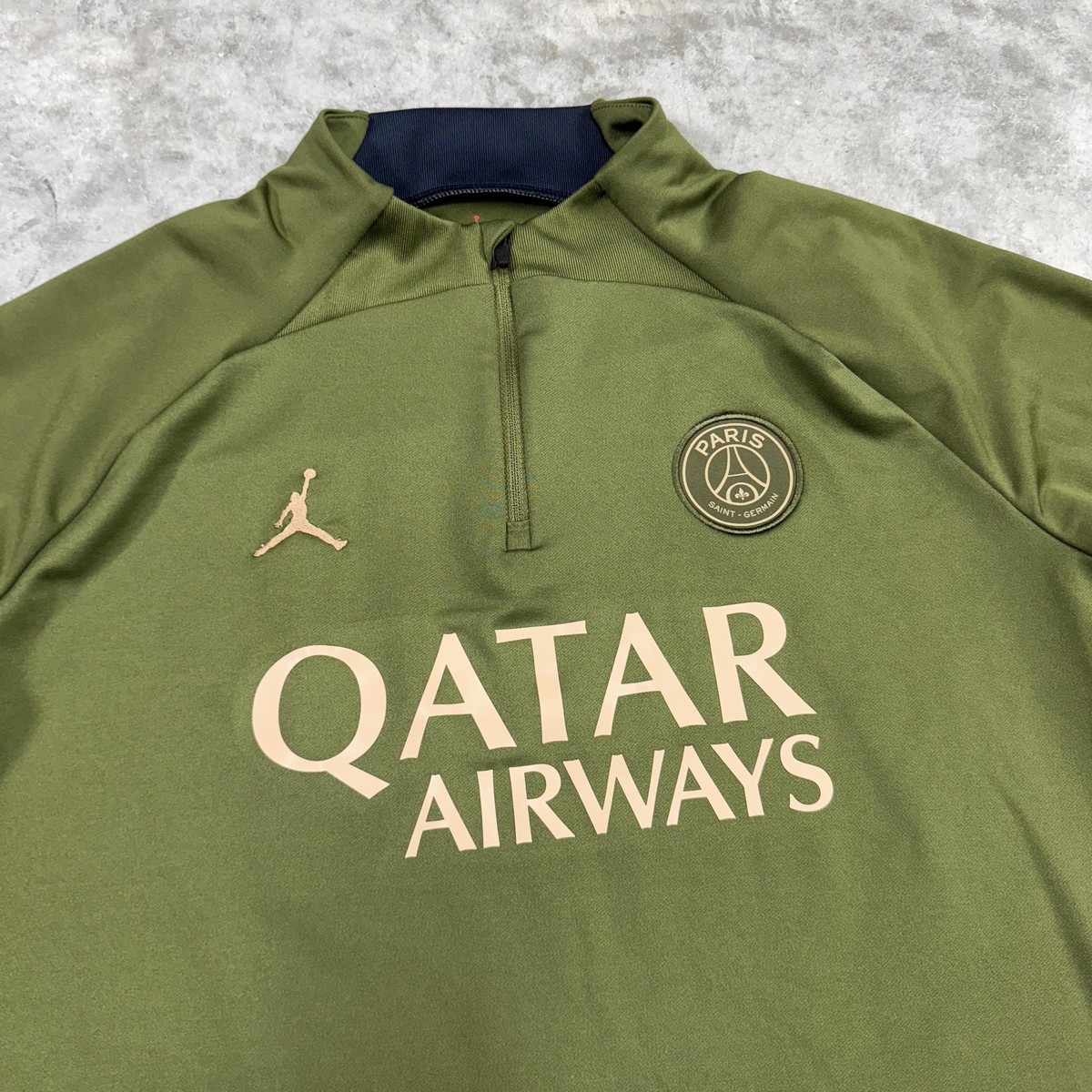 Paris Saint-Germain Shirt Mens Large Jordan Qatar Airways