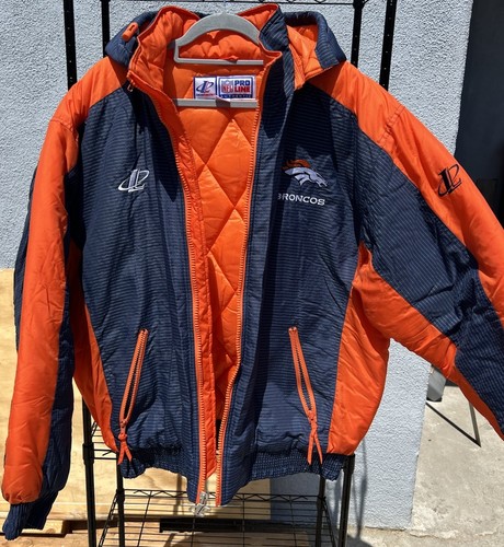 NFL PRO-LINE DENVER BRONCOS FOOTBALL BOMBER JACKET LOGO ATHLETIC SIZE LARGE - Picture 2 of 7