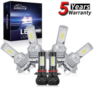 For Volkswagen Crafter Van 2011 LED Headlight Bulbs Hi/Lo Beam Fog Light 36000LM