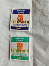 Vintage Cloth Swimming Badges Job Lot, 1980s / 1990s